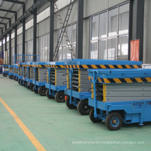 Agent price high quality hydraulic mobile scissor lift